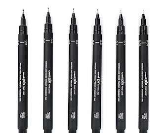 Uni Pin Fineliner Drawing Pens - Black Ink - 0.03mm Nib (2 - View #6