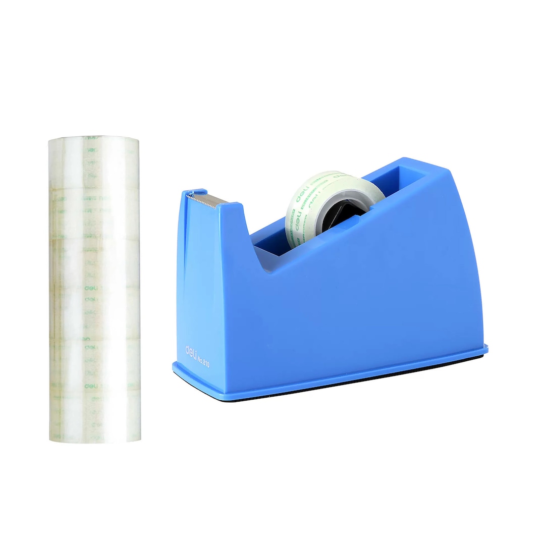 Heavy Duty Desk Tape Dispenser Set, Desktop Tape Dispenser Nonskid