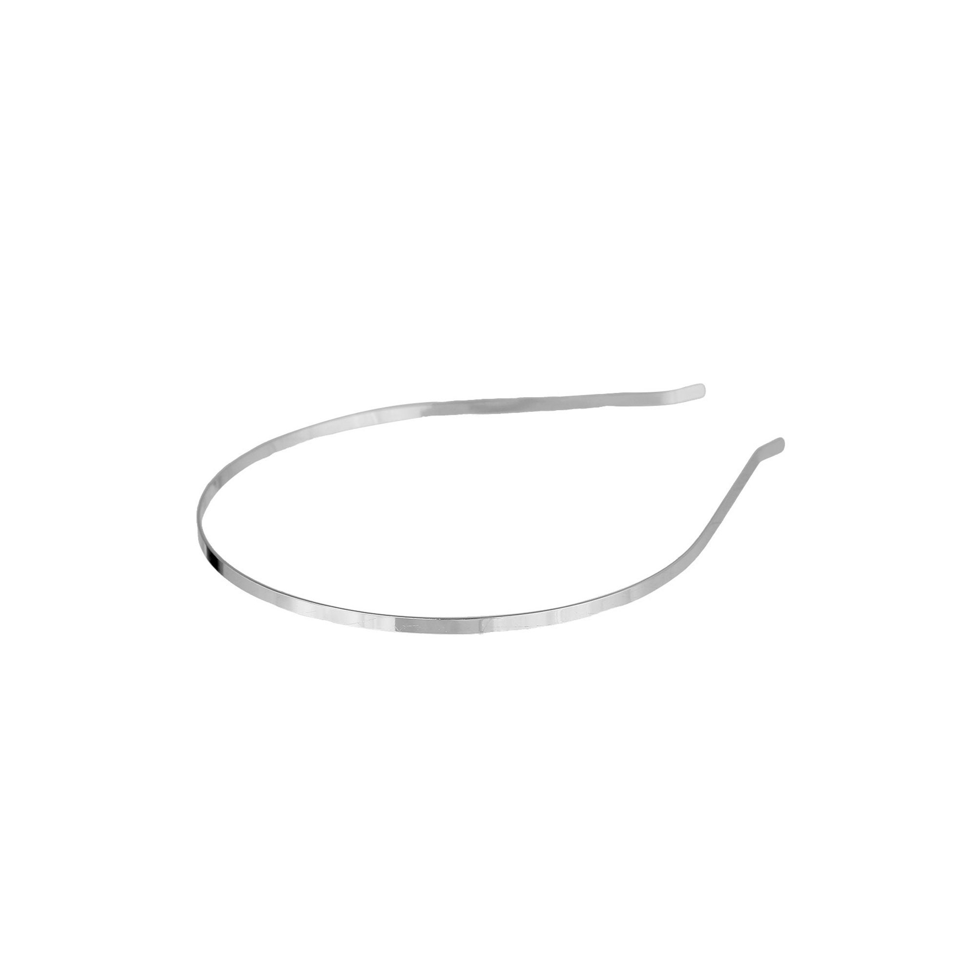 Blank Metal Headbands for Men Women, 6 Mm Basic Silver Gold Non Slip
