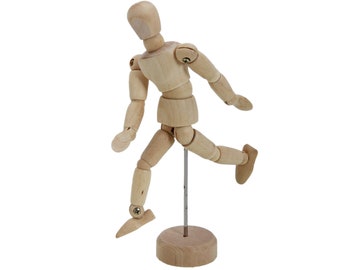 5.5 Artist Wooden Mannequin Manikin Mini Drawing Mannequin 5.5 Inches Tall  Drawing Figure 