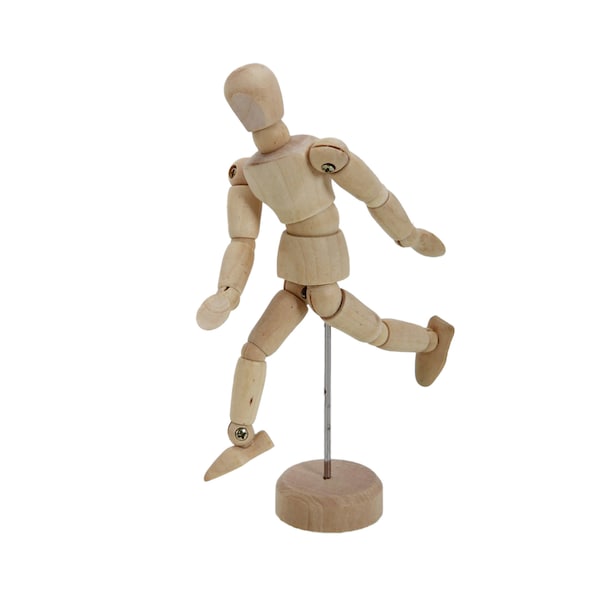 5.5" Artist Wooden Mannequin Manikin Mini Drawing Mannequin 5.5 inches Tall Drawing Figure