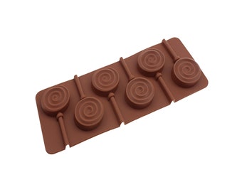 Silicone Lollipop Molds Small Chocolate Molds for Lollipop Molds, Candy Molds, Gummy, Jello, Keto Fat Bombs, Cake Topper Mold