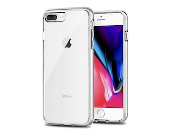 Customizable Blank Clear Cases for iPhone SE 2022, iPhone 8, iPhone 7 Slim Transparent Soft TPU Cover Full Protective Bumper 4.7 Inch