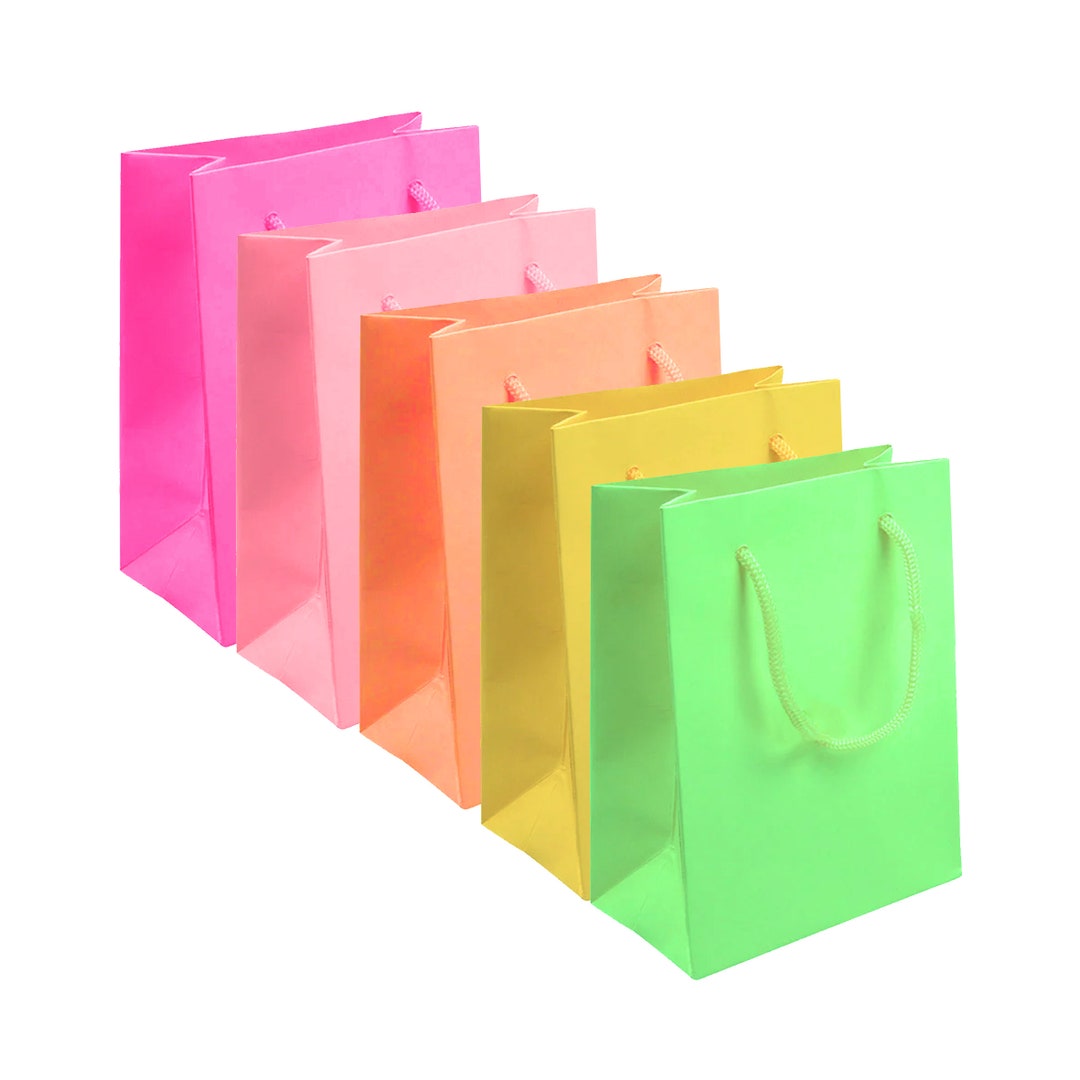 Paper Carrier Bag With Rope Handle Gift Bags With Handle Assorted