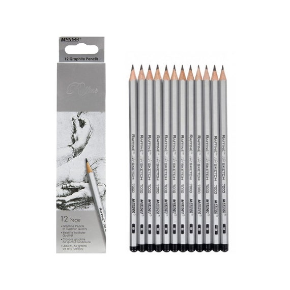 Premium Artist Graphite Pencils Set 8B to 2H for Artists Beginner Sketching  2H-8B 