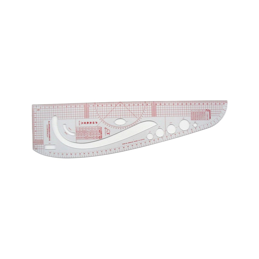 Tailoring Ruler 45cm French Curver Styling Design Ruler, Tailoring Ruler, Arm Hole Curve, Sewing
