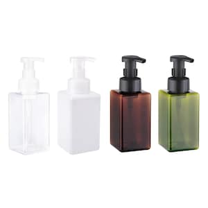 Distributeurs de savon moussant vides, bouteilles de pompe à mousse 15 oz / 450 ml Distributeur de savon liquide vide pour les mains, distributeurs de mousse de savon