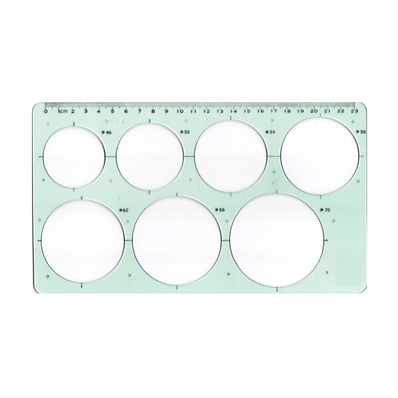 Transparent Isometric 7 Large Circle Combo Circle Template - Etsy