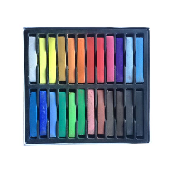 1 x D Blue Temporary Color Hair Rub Soft Pastel Chalk Colour Salon DIY Hairchalk