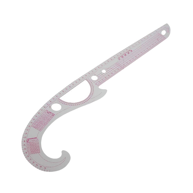 Tailoring Ruler 56cm French Curver Styling Design Ruler Etsy