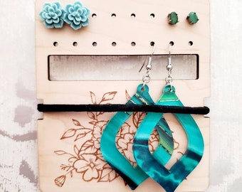 Travel Earring and Hair Tie Holder
