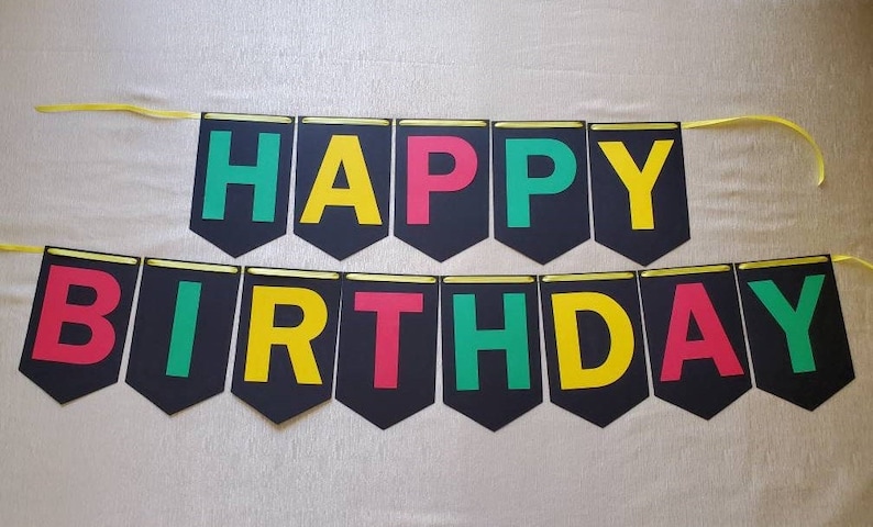 Rasta Themed Banner with Peace Sign / Happy Birthday / One Love / 420 / Baby Shower / Custom Orders Available image 4