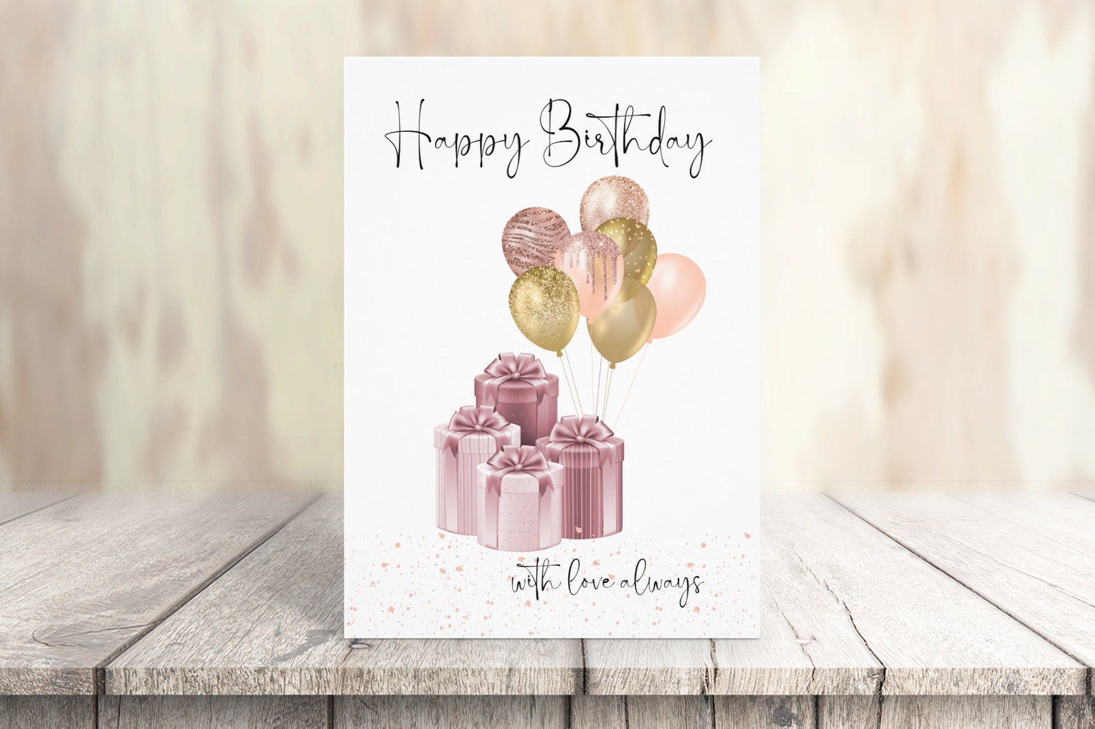 Female Happy Birthday Card, Personalised Female Birthday Card, Birthday