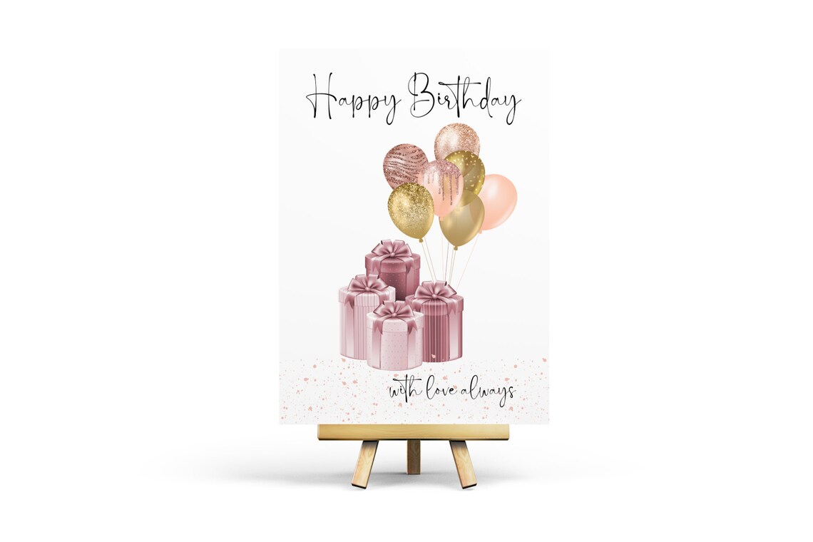 Female Happy Birthday Card Personalised Female Birthday Card - Etsy UK
