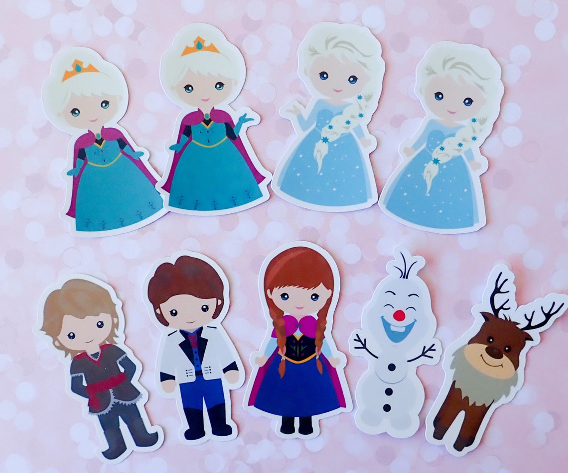 9 High quality Disney Frozen Sticker Pack Frozen Stickers Etsy