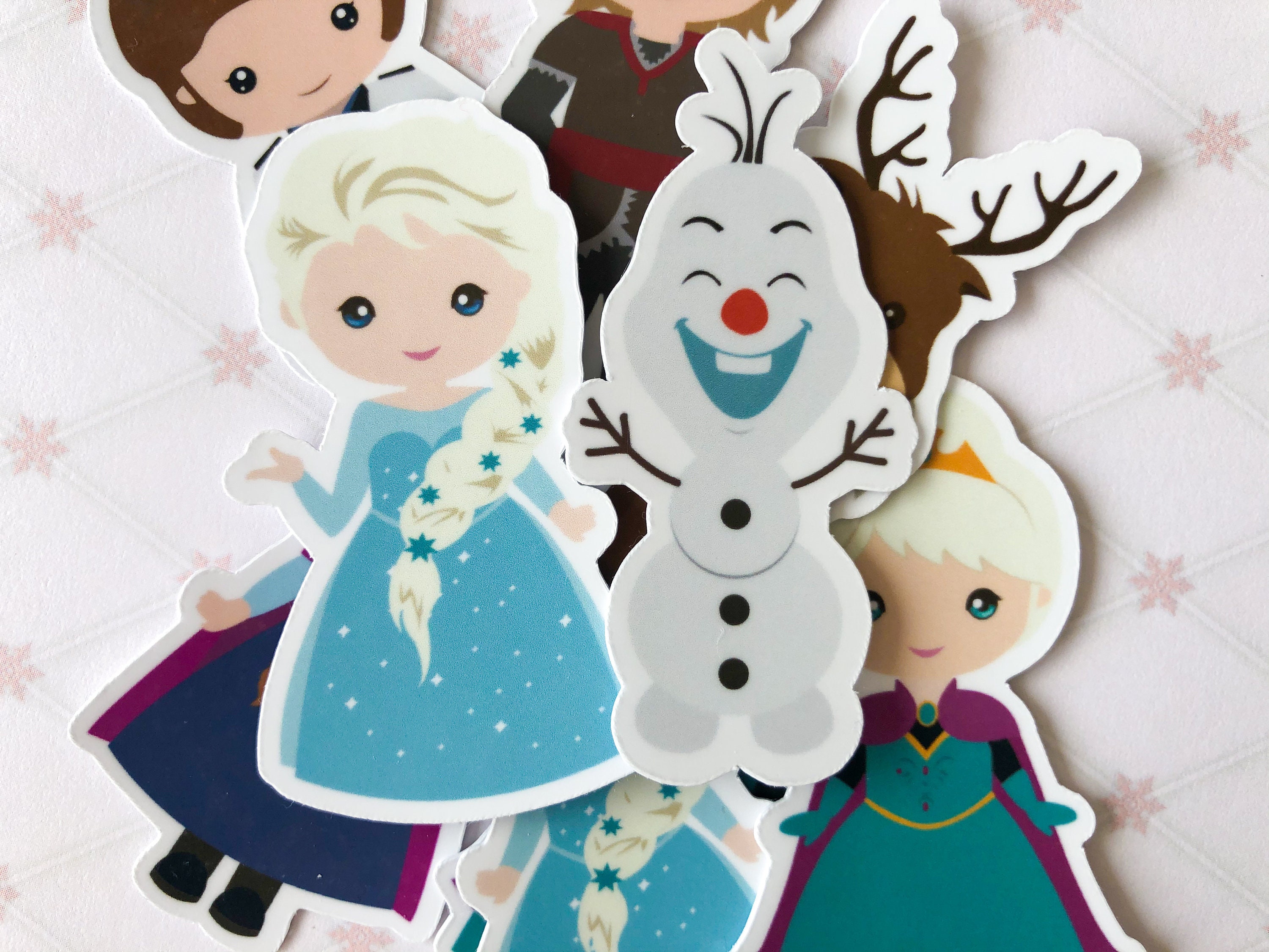 9 High quality Disney Frozen Sticker Pack Frozen Stickers Etsy