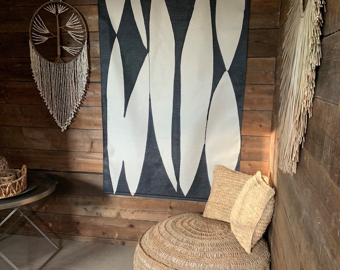 Black & White Wall Hanging XL Etsy