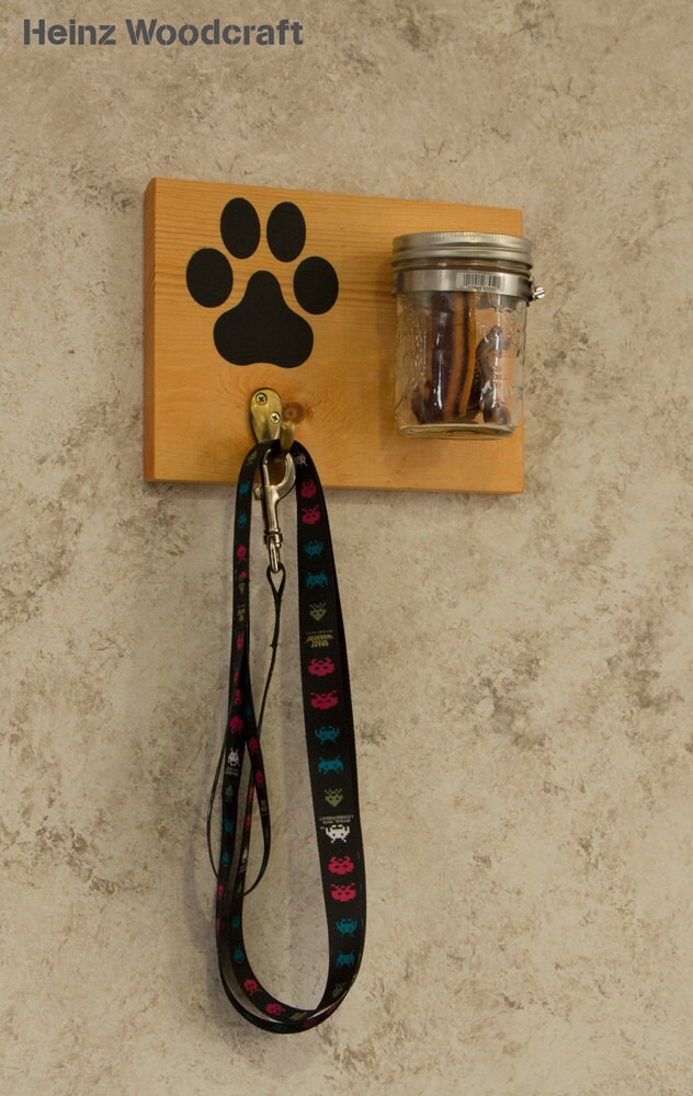 Dog Leash and Treat Holder Single Hook Leash Holder Treat Etsy