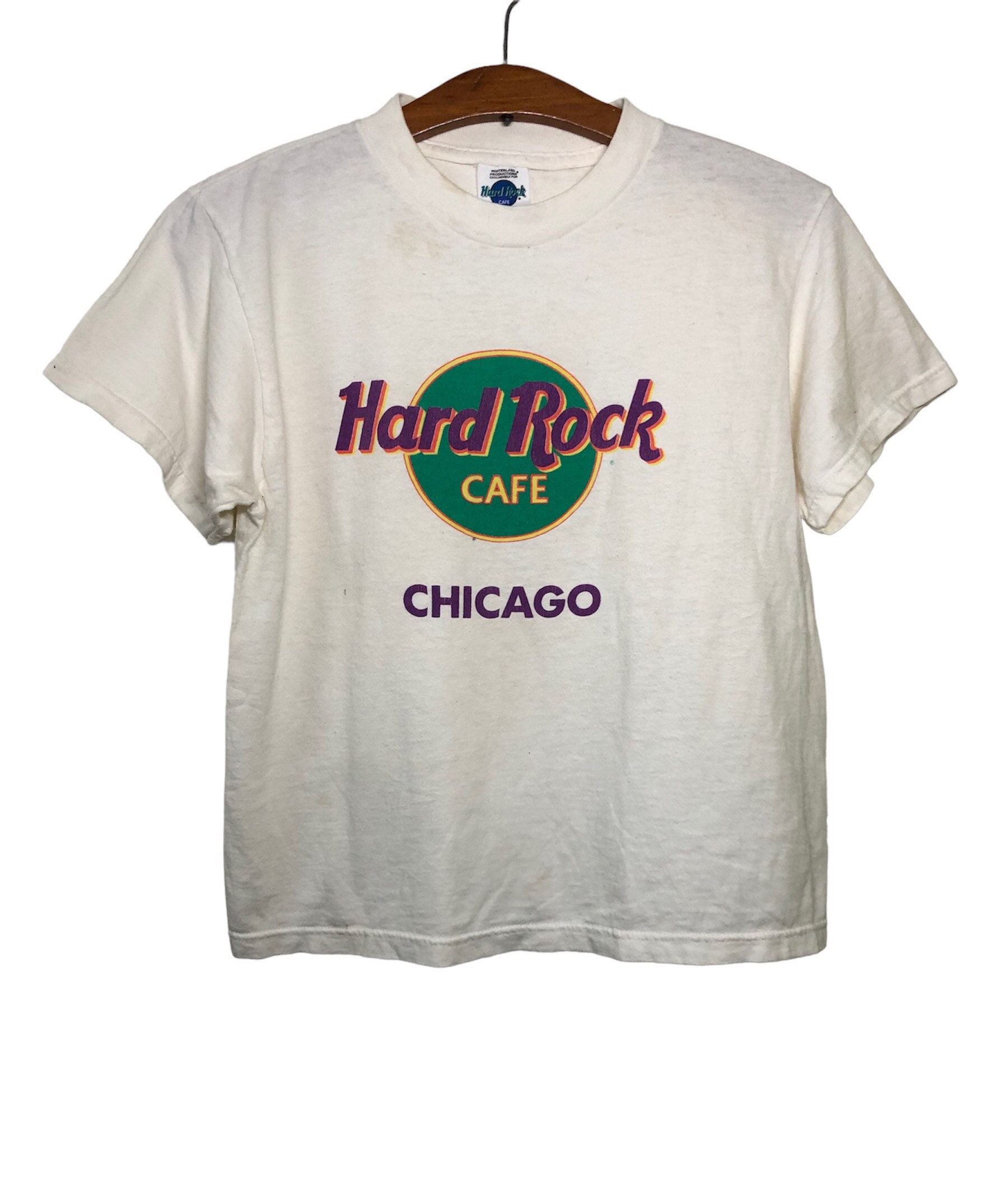 Vintage 90s Hard Rock Cafe Chicago T Shirt Youth Medium Size - Etsy