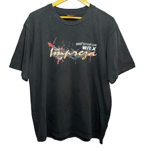 Vintage Y2K Subaru Impreza STi Prodrive WRX Seibon Carbon T Shirt Large Size