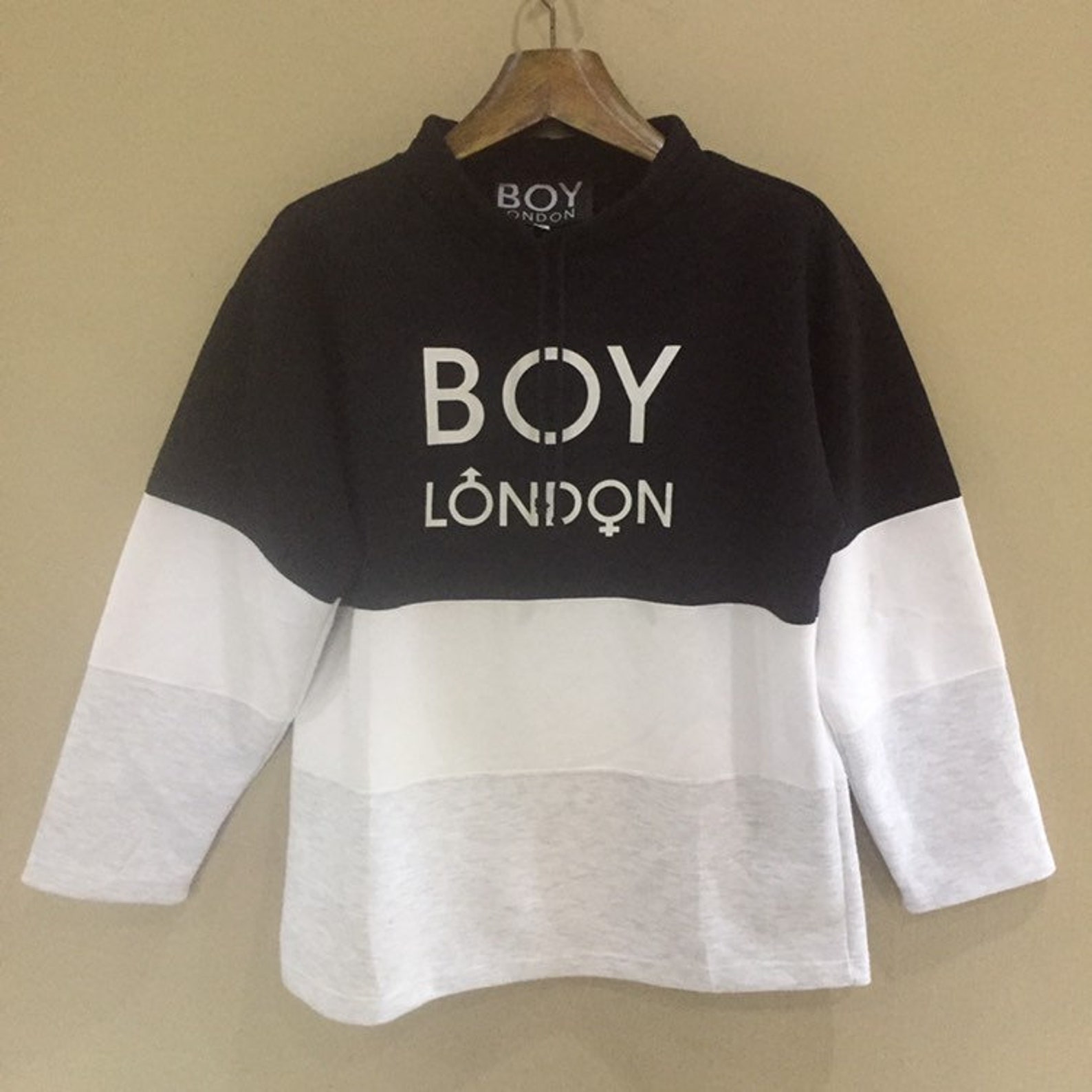 Vintage Boy London Sweatshirt Big Logo Spellout Medium Size Etsy New