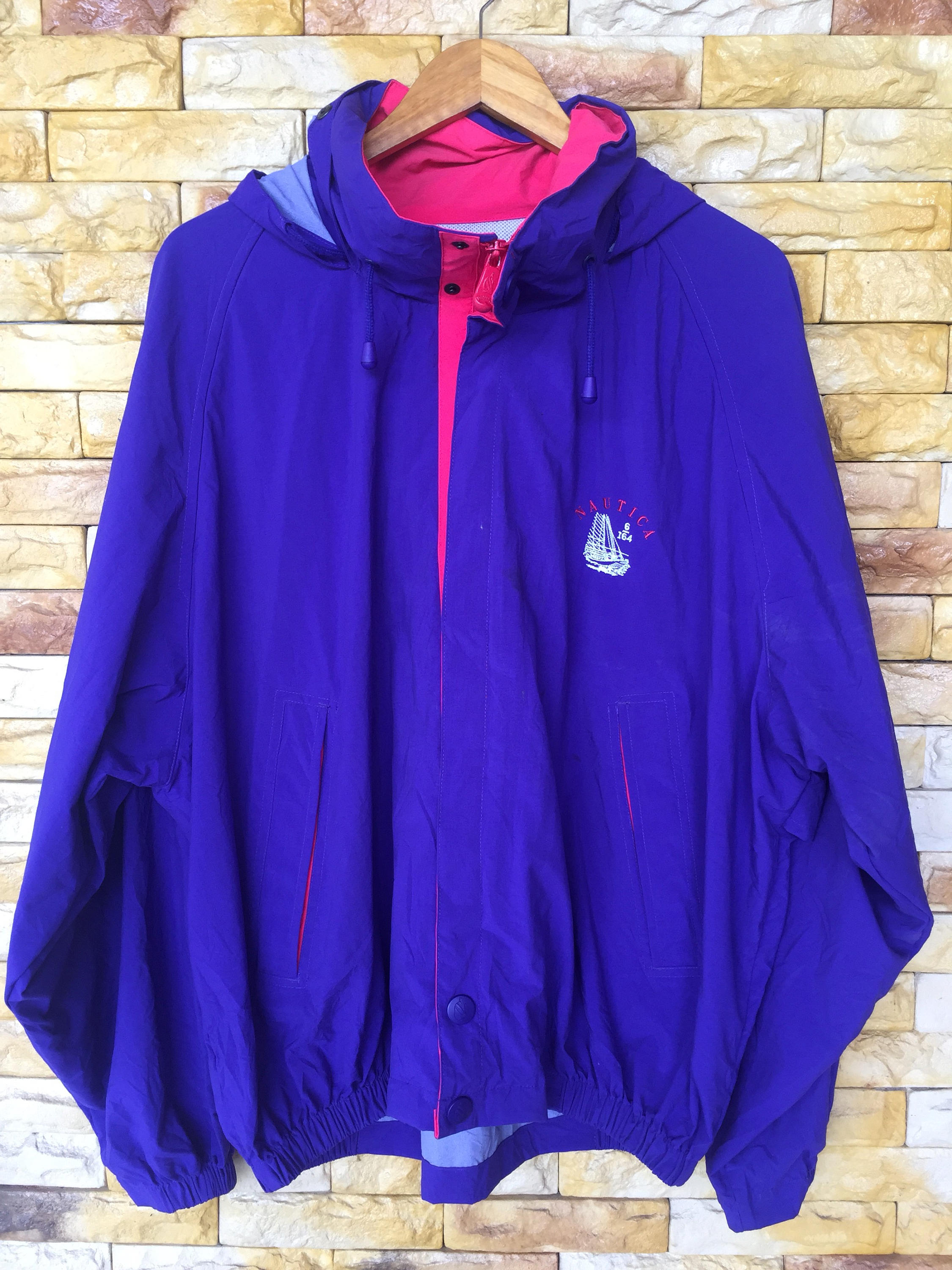 Vintage tommy hilfiger colorblock on sale competition hoodie jacket