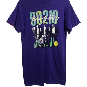 Vintage 90s Beverly Hills 90210 Promo Series TV  T Shirt