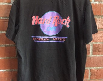 Vintage Hard Rock Cafe Ensenada Mexico Large Size