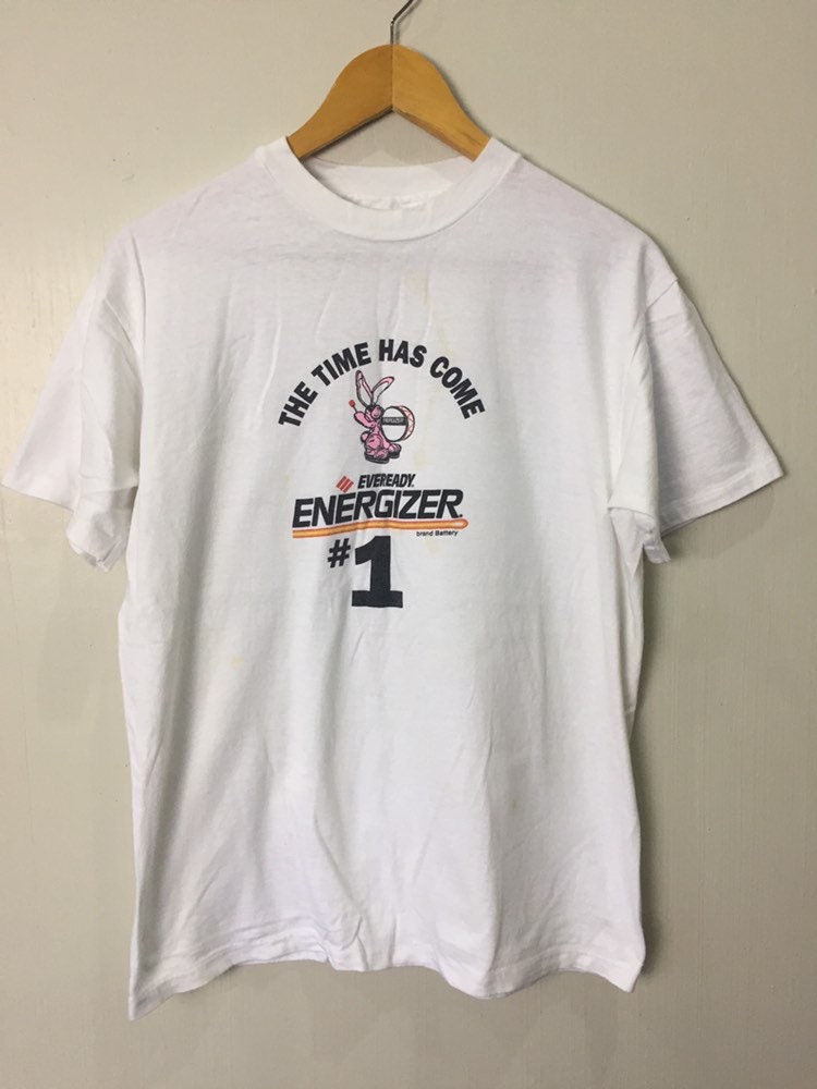 Vintage 90s Energizer Batteries T Shirt Large Size - Etsy