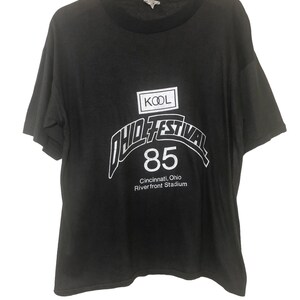 Vintage 80s Kool Ohio Festival 85 Promo Concert Tour T Shirt XL Size