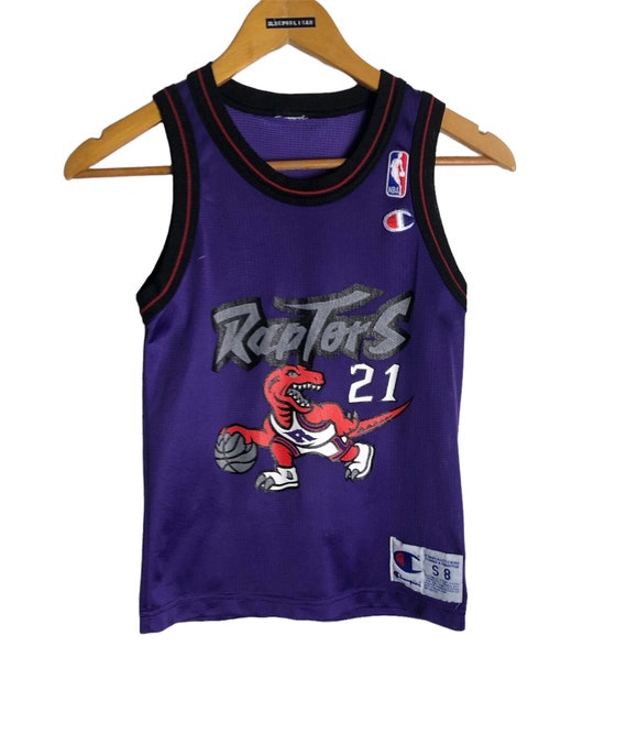 ウェア VINTAGE champion Toronto Raptors Vintage Champion Toronto Raptors Jersey NBA #95 Size M | eBay