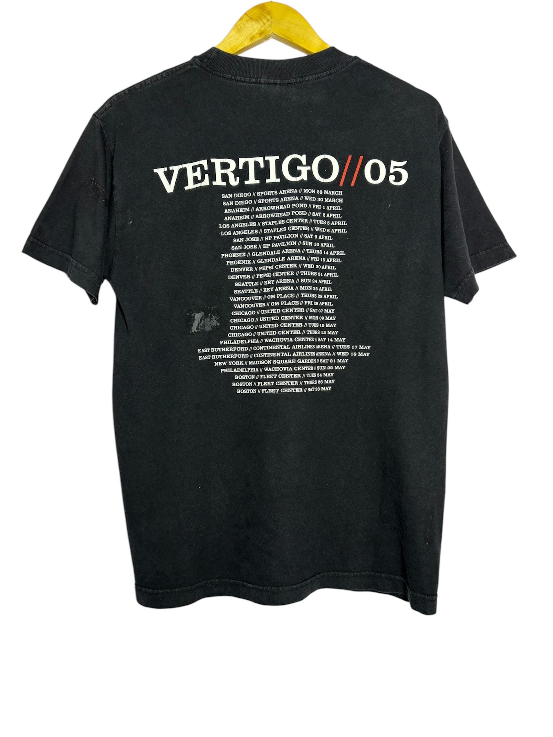 Vintage U2 Vertigo 05 Promo Album Concert Album T Shirt Medium