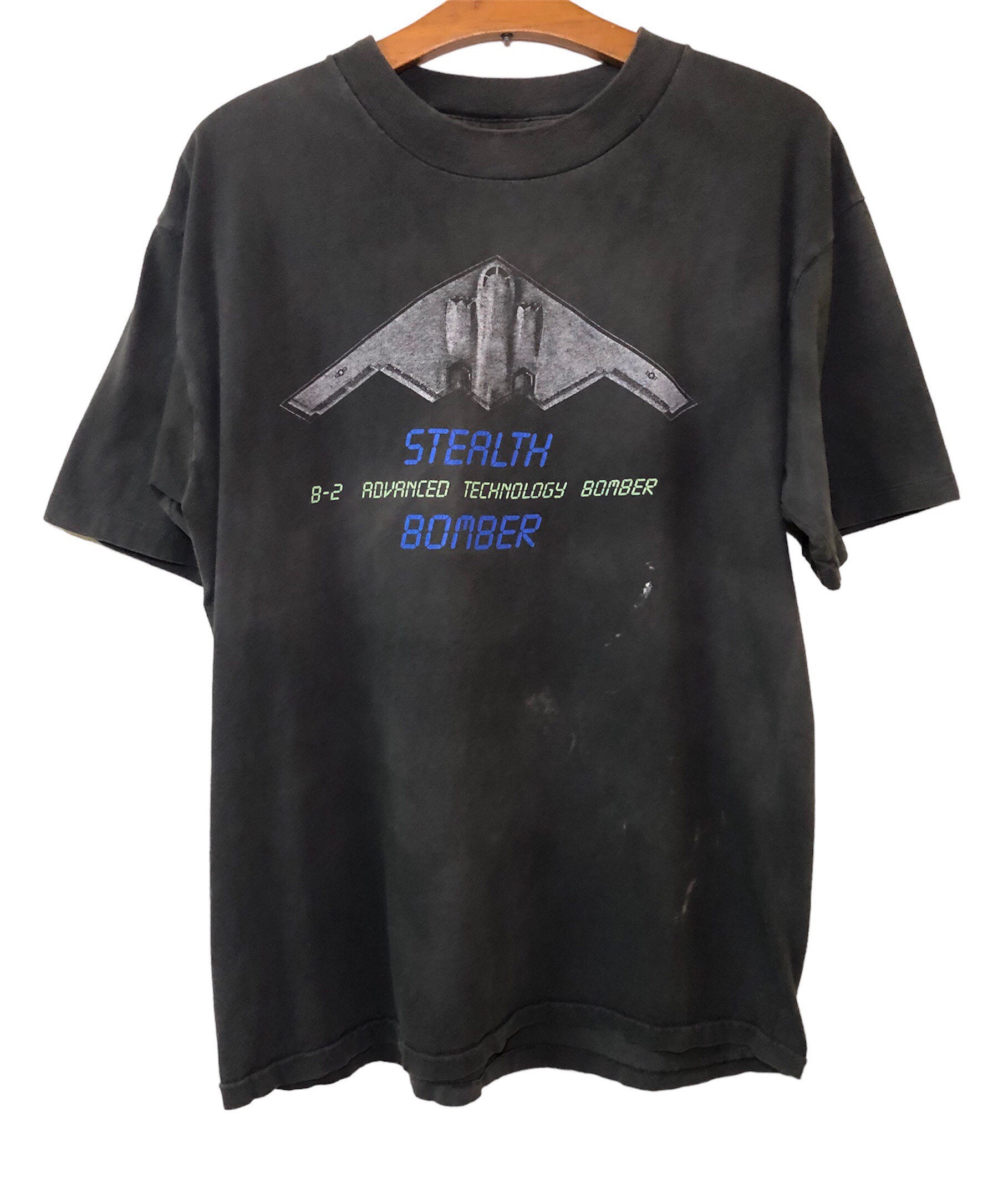 90s Straight Ahead Tシャツ XL Vintage 90s Stealth B-2 Advanced Technology Bomber T Shirt