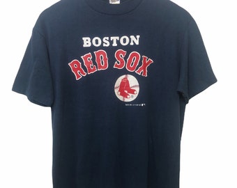 Camiseta de béisbol vintage de los Boston Red Sox de la MLB de los años 90, talla grande