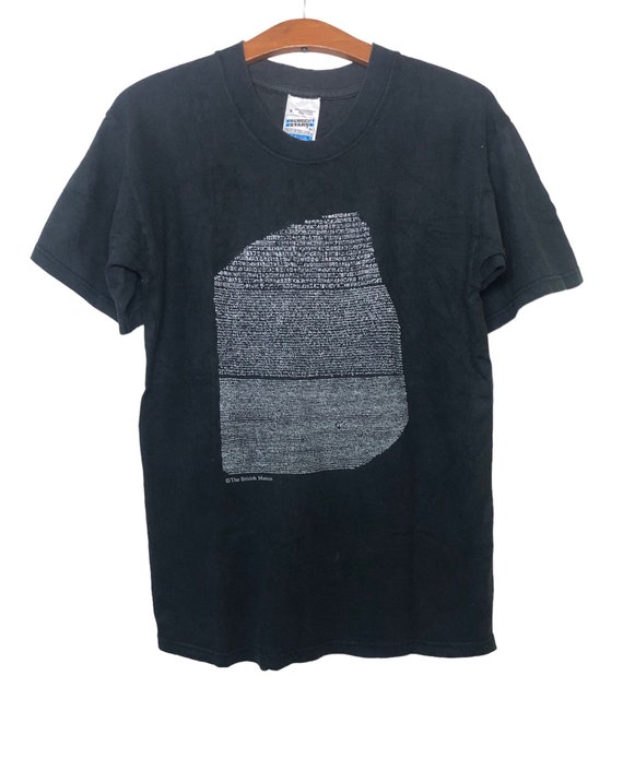 90年代ヴィンテージ 大英博物館 ロゼッタストーン Tシャツ Sサイズ 