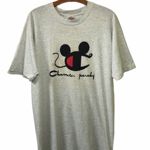 Vintage 90s Character Parody T Shirt Large Size