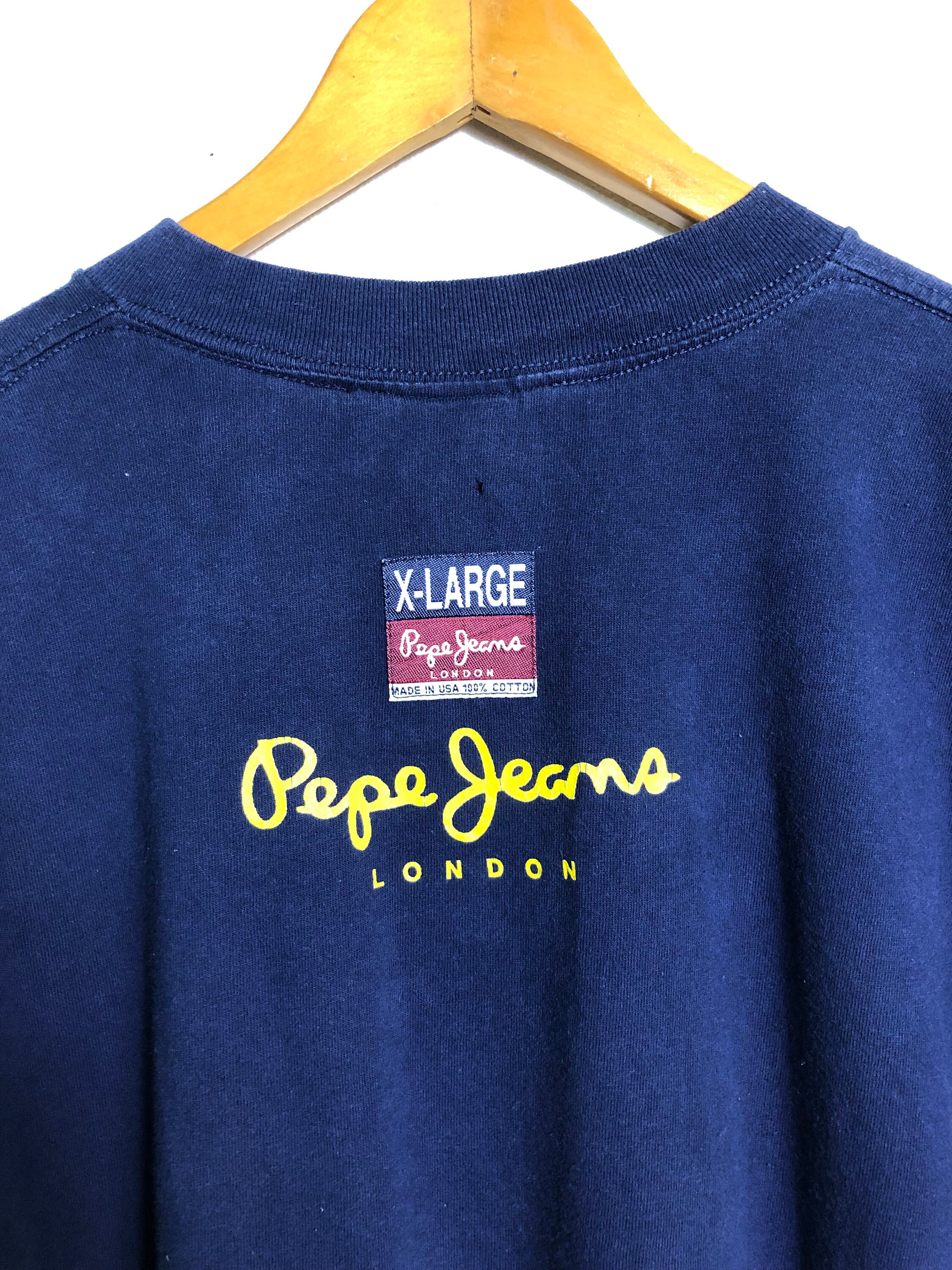 Vintage 90s Pepe Jeans London T Shirt XL Size - Etsy