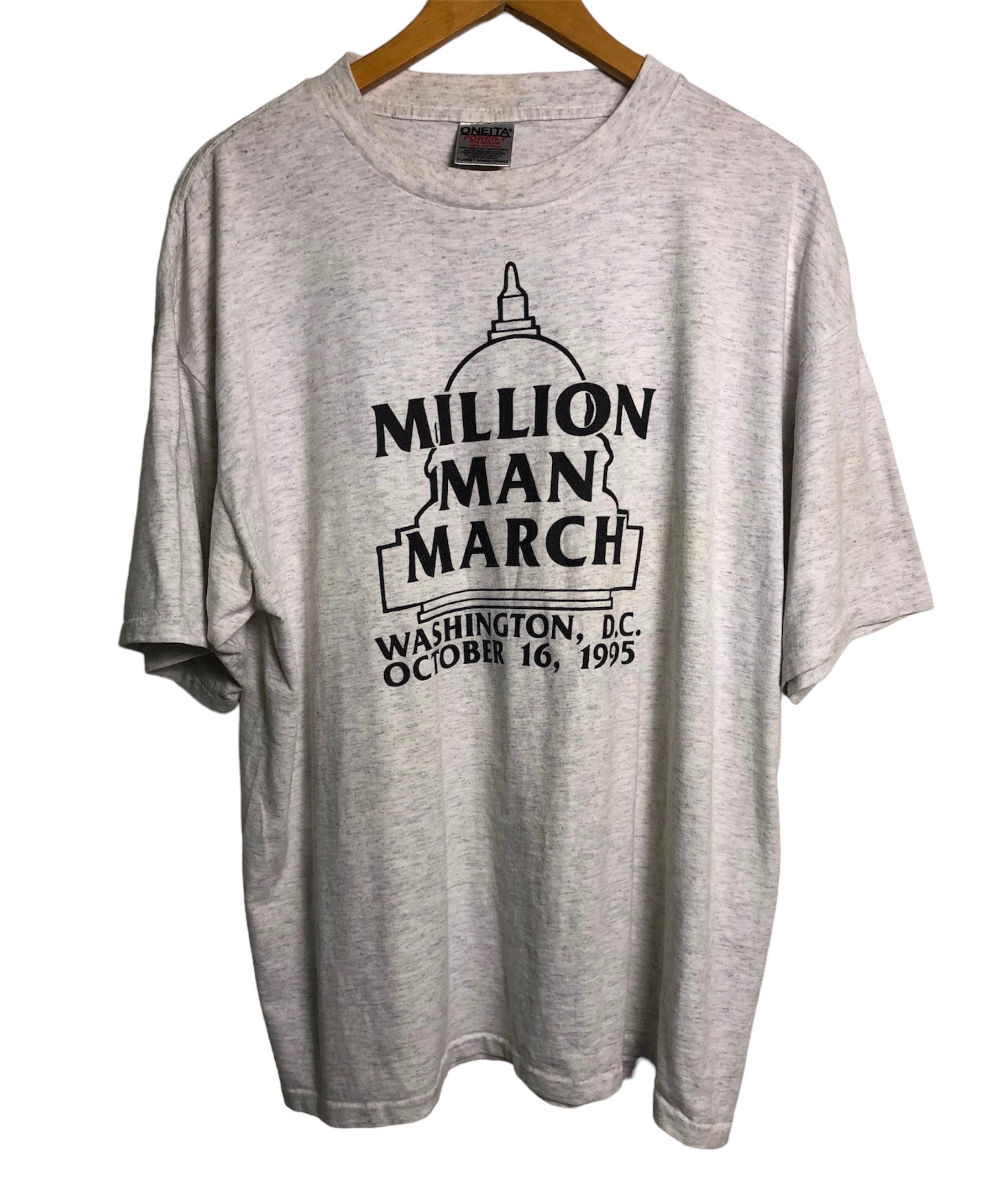 Million Man March Vintage 90s T-Shirt XL Shirt 0 X Rap T T-shirt 
