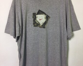 Vintage 90s Nike Big Logo T Shirt Large Size