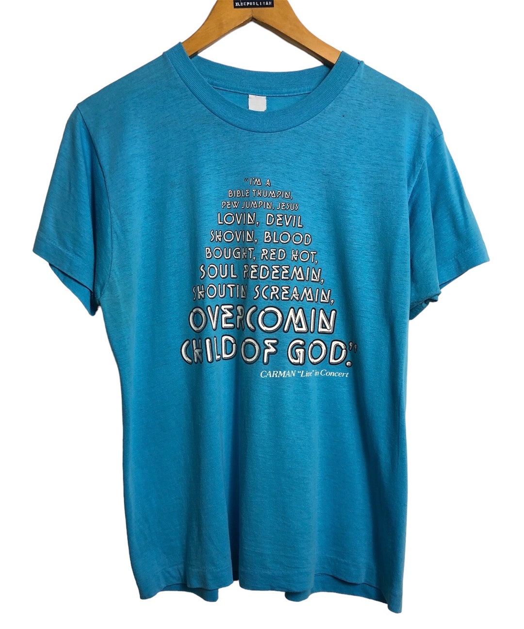 Vintage 80s Carman Live in Concert Promo Album Tour Carmelo