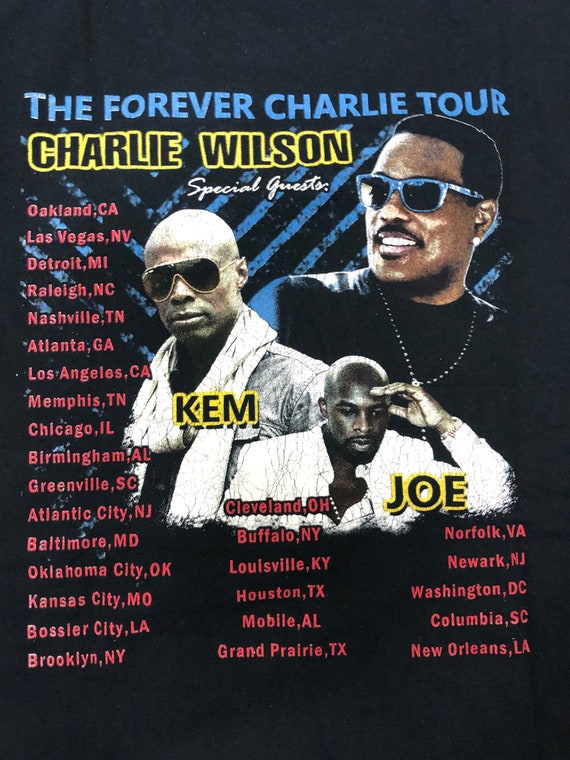Vintage Charlie Wilson the Forever Charlie Tour Concert T
