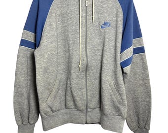 Vintage 80s Nike Quarter Zip Sweatshirt Size L, True Vintage Nike