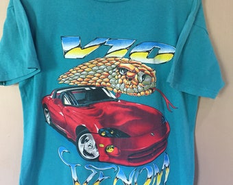 Vintage Viper Venom V10 Car T Shirt