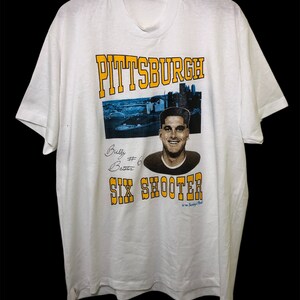 Camiseta vintage dos Pittsburgh Steelers Bubby Brister dos anos 90, tamanho XXG