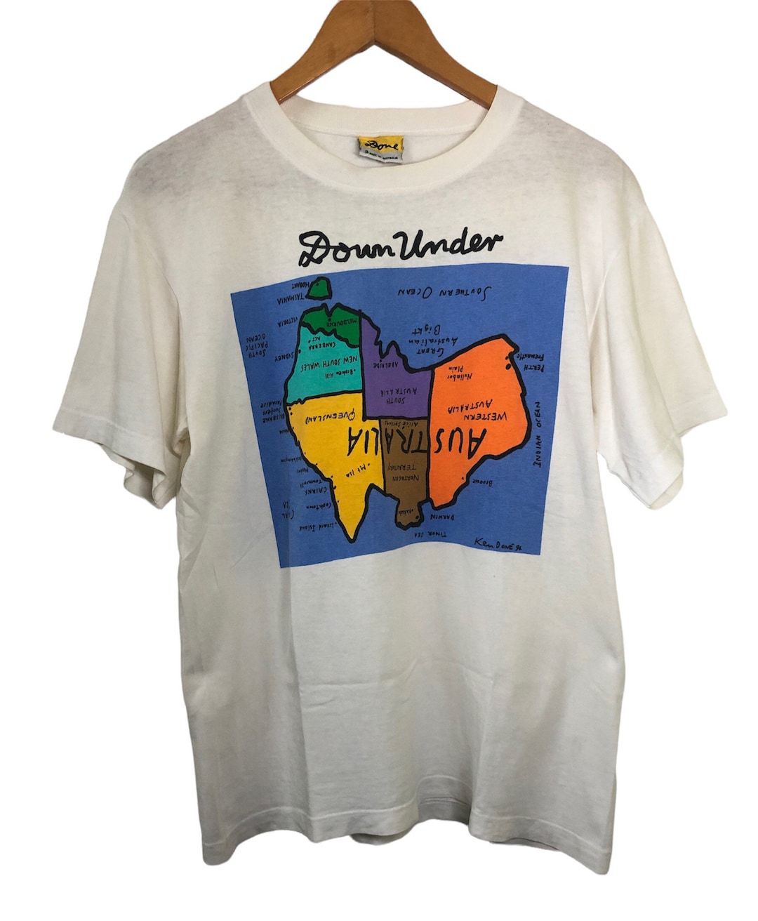 Vintage Australia Ken Done Downunder Pop Art T Shirt Small Size - Etsy