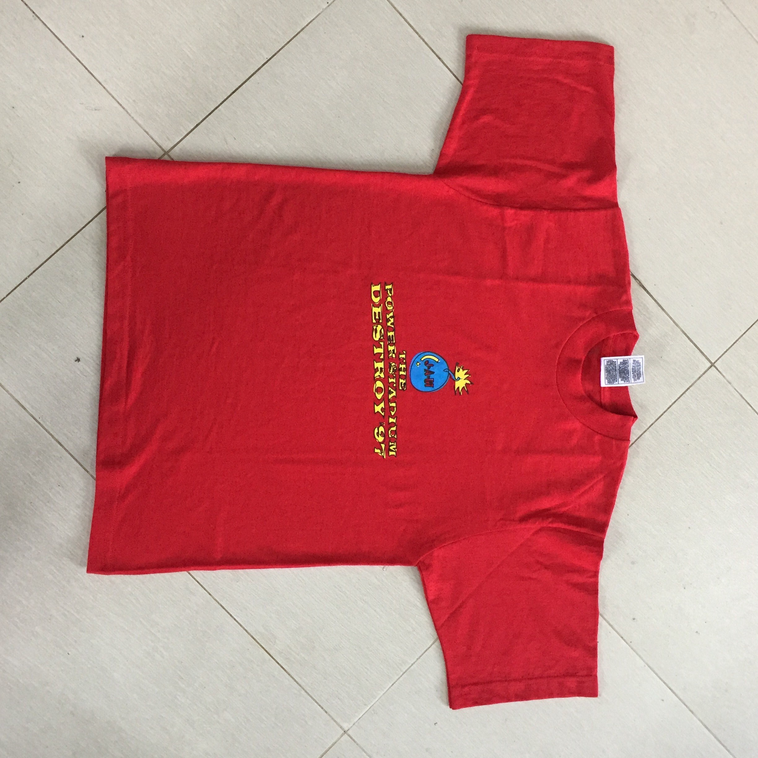 非売品JUDY AND MARYPOWER STADIUM DESTROY'97 Vintage 90s Judy and Mary 'destroy 97' Band T-shirt (size 14/16