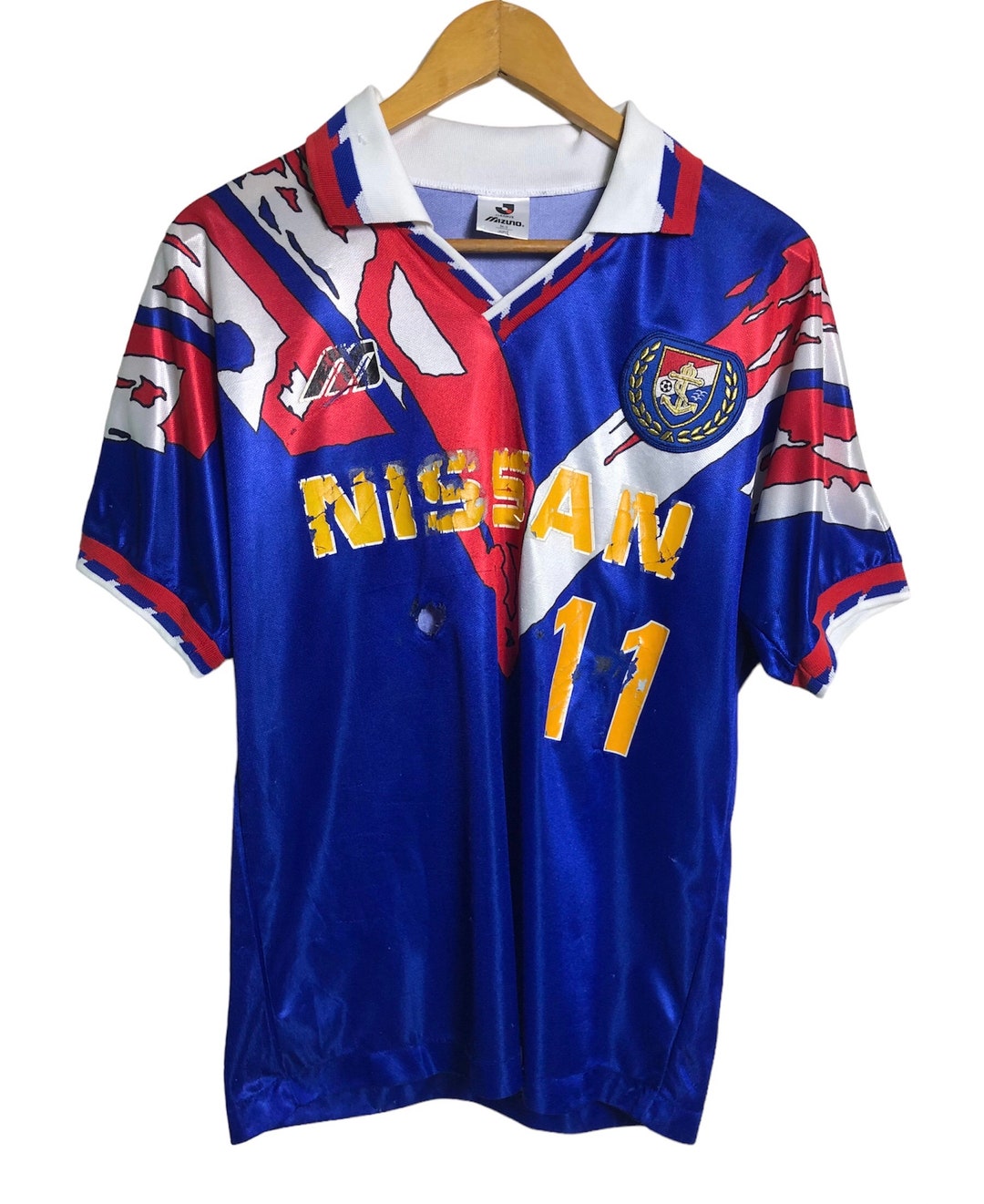 Vintage Yokohama Marinos J League Football Soccer Mizuno Vintage Yokohama Marinos J League Football Soccer Mizuno