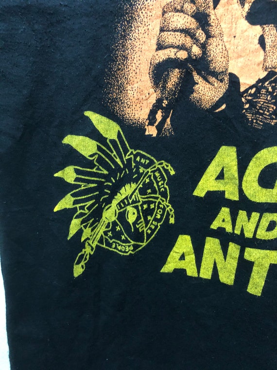 Vintage Adam And The Ants Punk Rock Bootleg T Shi… - image 3