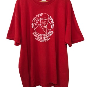 Vintage Earl The Goat Manigault Basketball T Shirt XXL Size