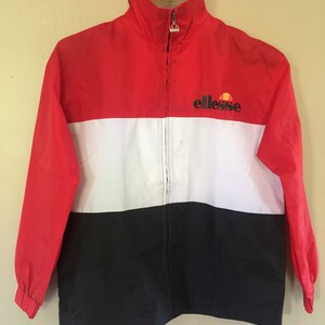 Vintage Ellesse Windbraker Casuals Retro Italian Jacket